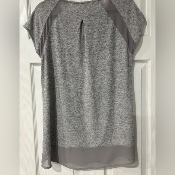 Grey Gold Shimmer Women’s Top - Picture 3 of 4